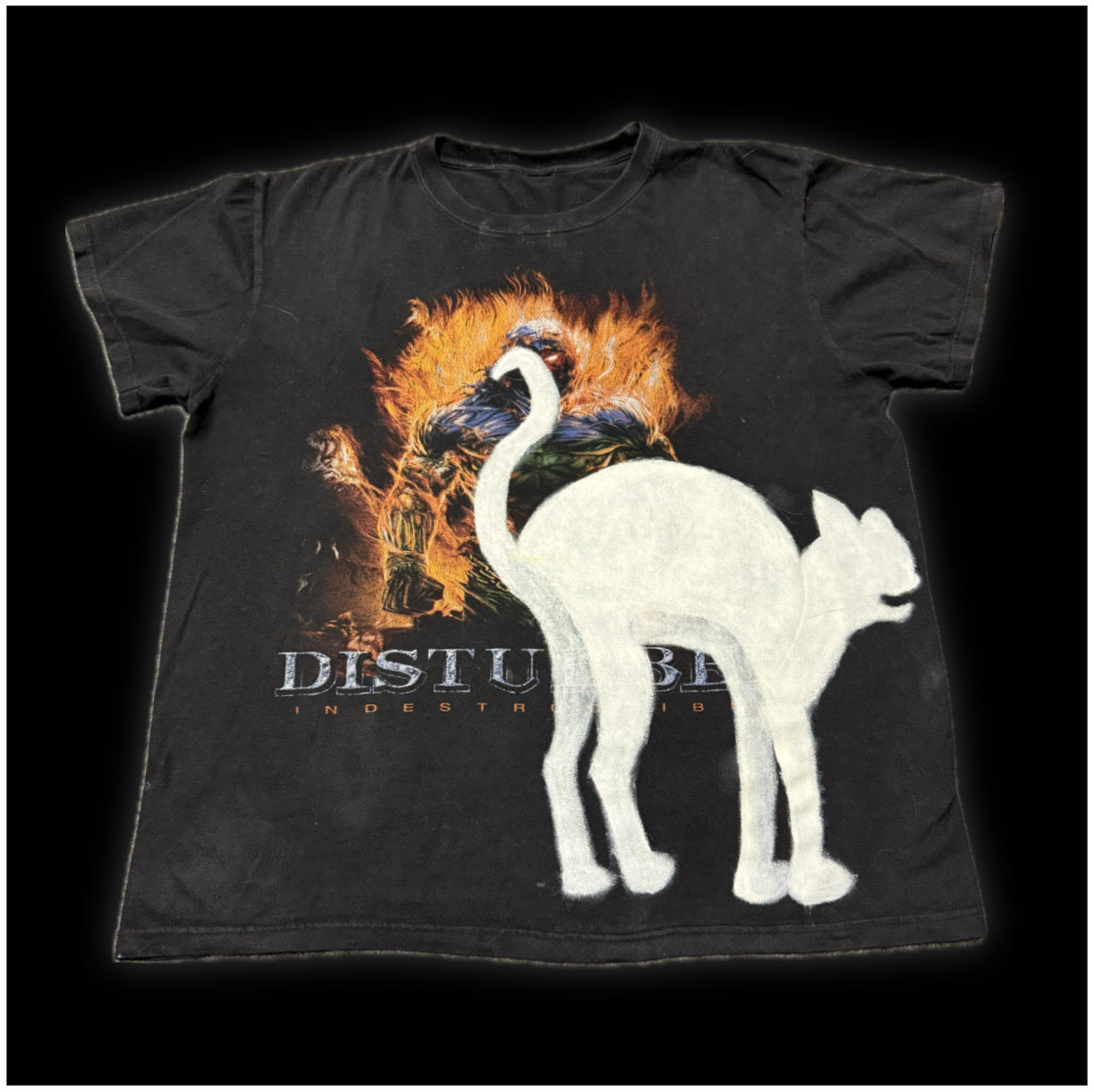 "DISTURBED KITTY" TEE (L) (1 of 1)